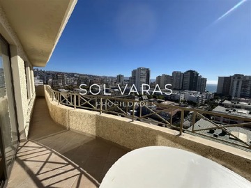 Departamento en arriendo mensual en Viña del Mar, Viña del Mar - 4 dormitorios, 3 baños