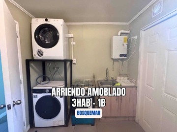 Casa en arriendo mensual en Arriendo amoblado - wifi - bosquemar (183320), Puerto Montt - 3 dormitorios, 1 baño