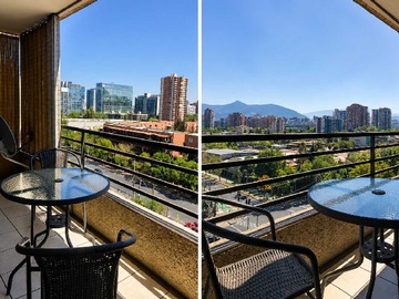 Departamento en arriendo mensual en Full amoblado (176148), Las Condes - 1 dormitorio, 1 baño