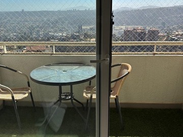 Departamento en arriendo mensual en Sendero del Norte 55, Viña del Mar - 2 dormitorios, 1 baño