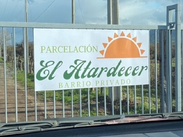 Parcela en venta en Parcela en condominio el atardecer, San Nicolás