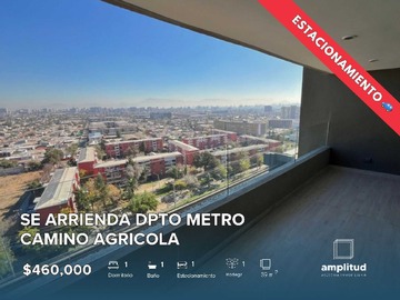 Departamento en arriendo mensual en Moderno Depto Nuevo 1D+1B+Est+Bod vista despejada (172175), Macul - 1 dormitorio, 1 baño