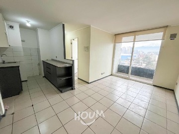 Departamento en arriendo mensual en Pintor Cicarelli, San Joaquín - 2 dormitorios, 1 baño
