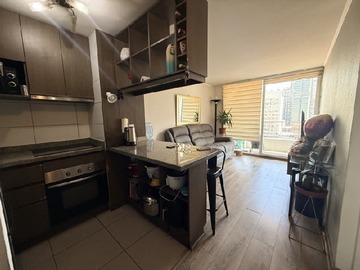 Departamento en venta en MA - Lira 570 esquina Argomedo 2dorm 2 baños terraza lavadora 53/60m2 totales con estacionamiento subterráneo y bodega. Impecable, Santiago - 2 dormitorios, 2 baños
