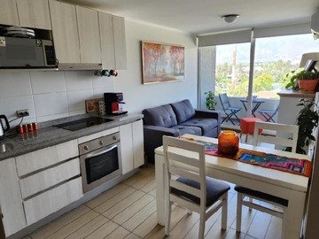 Departamento en arriendo mensual en Premio Nobel 3450, Macul - 2 dormitorios, 1 baño