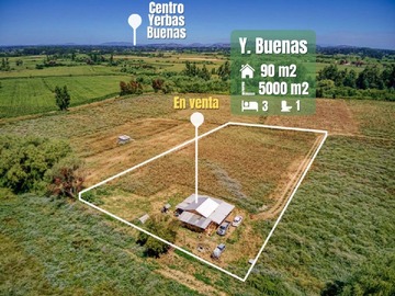 Parcela en venta en 6frg+2cv yerbas buenas, Yerbas Buenas - 3 dormitorios, 1 baño