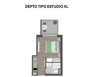 Departamento en venta en Sin comision (156856), Valparaíso - 1 dormitorio, 1 baño