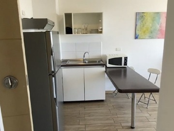 Departamento en arriendo mensual en Se Arrienda Departamento Amoblado de 1D y 1 B con Thermo Propio - 1 dormitorio, 1 baño