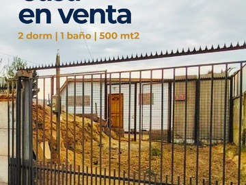 Casa en venta en Mena, Quilpué - 2 dormitorios, 1 baño