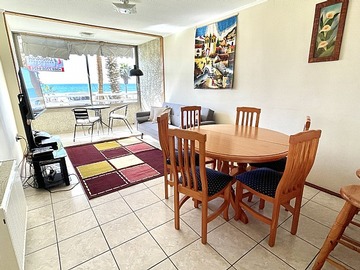 Departamento en arriendo mensual en El palmar con vista al mar temporada, La Serena - 2 dormitorios, 2 baños