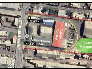 Bodega en arriendo mensual en Galpón Industrial Jaime Repullo Talcahuano