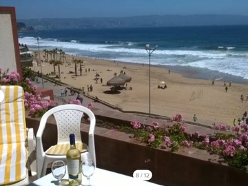 Departamento en arriendo mensual en Viña del Mar, Viña del Mar - 2 dormitorios, 1 baño