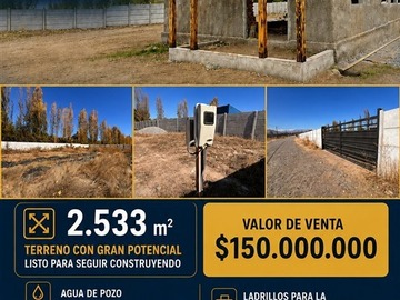 Terreno en venta en Hermoso terreno en construccion oportunidad unica!!!, Requínoa