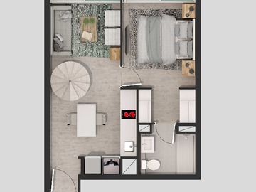 Departamento en venta en Metro Ñuñoa (73071), Ñuñoa - 2 dormitorios, 2 baños