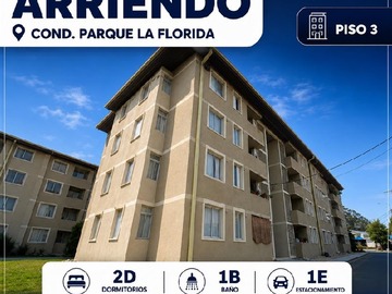 Departamento en arriendo mensual en Parque la florida, Talca - 2 dormitorios, 1 baño