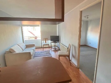 Departamento en venta en 1 dormitorio con estacionamiento bodega piso 7 (176549), Santiago - 1 dormitorio, 1 baño