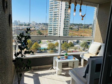 Departamento en arriendo mensual en Arriendo Amoblado Costa 2D 2B 1E vista (155698), Concón - 2 dormitorios, 2 baños