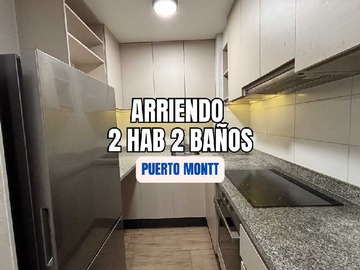 Departamento en arriendo mensual en Departamento de lujo Terramar 2D 2B (168877), Puerto Montt - 2 dormitorios, 2 baños