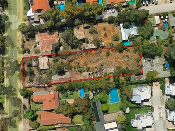 Parcela en venta en Carlos Ossandon, La Reina