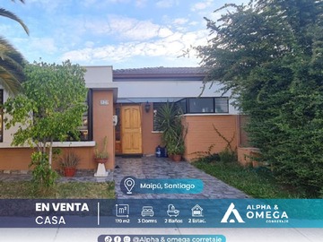 Casa en venta en Farellones, Maipú, Región Metropolitana de Santiago 9250000, Chile, Maipú - 3 dormitorios, 2 baños