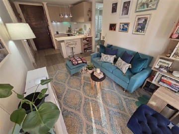 Departamento en venta en Cirujano Videla / Metro Monseñor Eyzaguirre, Ñuñoa - 2 dormitorios, 1 baño