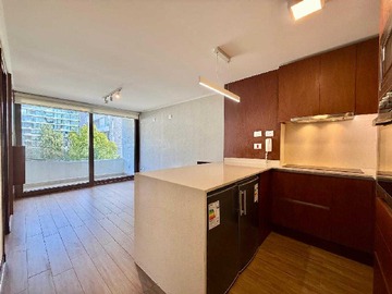 Departamento en arriendo mensual en Moderno y Amplio! Con Lavadora y Refrigerador. (178210), Las Condes - 1 dormitorio, 1 baño