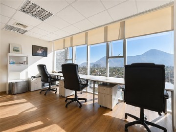 Oficina en arriendo mensual en Kennedy lateral con Geronimo de Alderete, Vitacura - 1 dormitorio, 1 baño