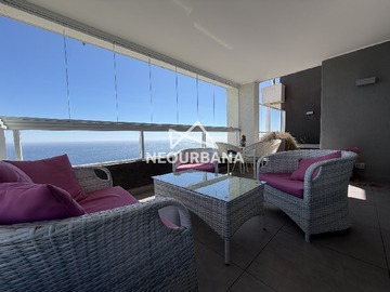 Departamento en arriendo mensual en Calle la luna, Concón - 3 dormitorios, 2 baños
