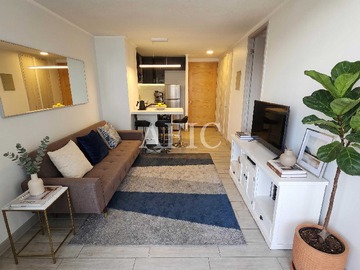 Departamento en arriendo mensual en Moderno y Cómodo en Pleno Corazón Urbano (178615), Santiago - 1 dormitorio, 1 baño