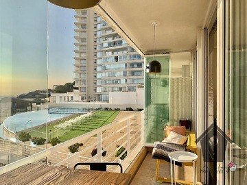 Departamento en venta en Av Edmundo Eluchans, Viña del Mar - 1 dormitorio, 1 baño