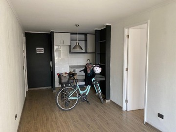 Departamento en venta en A 10 min a pie de metro Santa Lucia, Santiago - 1 dormitorio, 1 baño