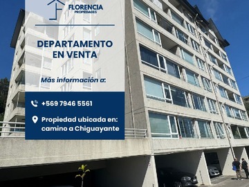 Departamento en venta en Cerro Villuco, Chiguayante - 3 dormitorios, 2 baños