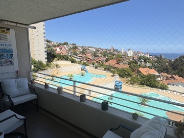 Departamento en venta en jardines de reñaca 50, Viña del Mar - 2 dormitorios, 2 baños