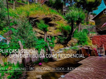 Casa en venta en Pichilemu, Pichilemu - 8 dormitorios, 6 baños