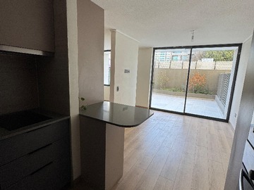 Departamento en arriendo mensual en Departamento con Patio 1D 1B - 1 dormitorio, 1 baño