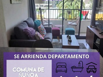 Departamento en arriendo mensual en Amoblado | 1d + 1b | ñuñoa (177374), Ñuñoa - 1 dormitorio, 1 baño