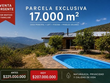 Parcela en venta en Los bosques de miraflores, Curacaví - 3 dormitorios, 3 baños