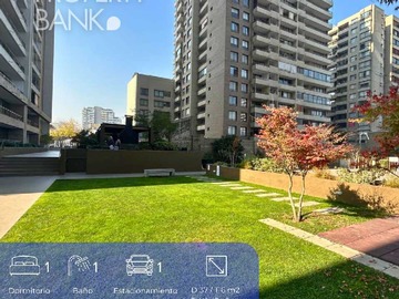 Departamento en venta en Barrio Italia Ñuñoa con Estacionamiento (173840), Ñuñoa - 1 dormitorio, 1 baño