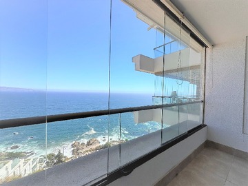 Departamento en arriendo mensual en Costa de Montemar 50, depto 704 A, Viña del Mar - 3 dormitorios, 2 baños