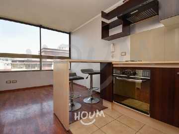 Departamento en arriendo mensual en Santa Victoria, Santiago - 1 dormitorio, 1 baño