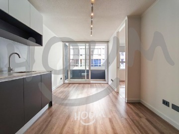 Departamento en arriendo mensual en Santa Elvira, Santiago - 1 dormitorio, 1 baño