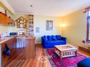 Departamento en arriendo mensual en Almirante Montt, Valparaíso - 1 dormitorio, 1 baño