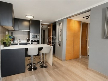 Departamento en arriendo mensual en Vespucio Norte / Metro Escuela Militar, Las Condes - 1 dormitorio, 1 baño