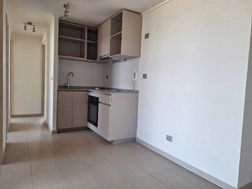 Departamento en arriendo mensual en Orientacion Oriente, metro Lo Ovalle (13683), La Cisterna - 3 dormitorios, 1 baño