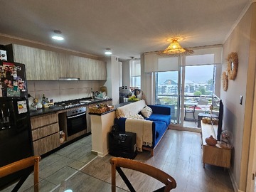 Departamento en arriendo mensual en Mirador al Volcán - Villarrica, Villarrica - 3 dormitorios, 1 baño