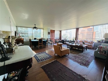 Departamento en arriendo mensual en Apoquindo / El Golf, Las Condes - 3 dormitorios, 3 baños