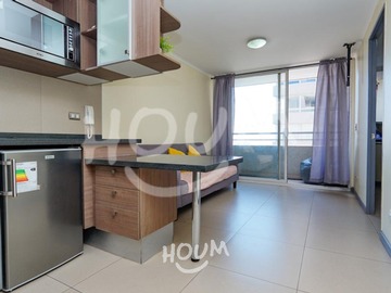 Departamento en venta en Moneda, Santiago - 1 dormitorio, 1 baño