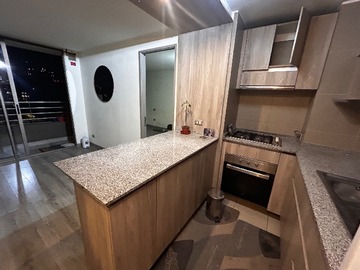 Departamento en arriendo mensual en Depto Estilo Mariposa, Estacionam, bodega, metro (174592), Santiago - 2 dormitorios, 2 baños