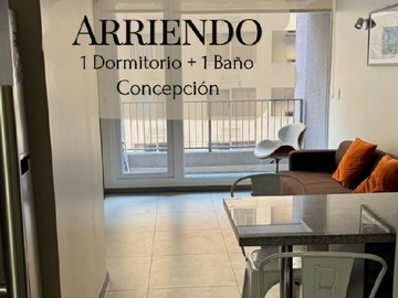 Departamento en arriendo mensual en Arriendo concepción centro, 1 d + 1 b, Concepción - 1 dormitorio, 1 baño
