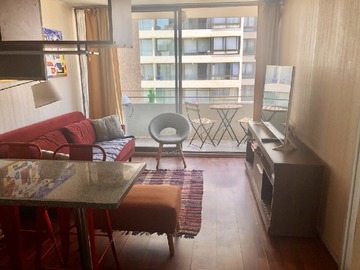Departamento en arriendo mensual en Irarrázaval / av. Ricardo lyon / metro l3 y l6, Ñuñoa - 1 dormitorio, 1 baño